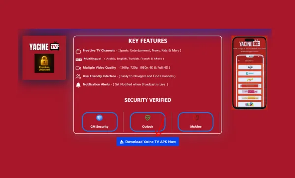 yacine tv for pc
