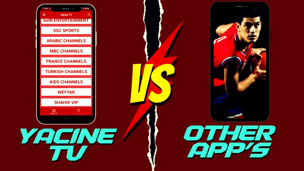 Yacine TV vs Other Sports Streaming Apps